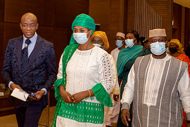 Arrivée de la Déléguation du Gouvernement du Mali